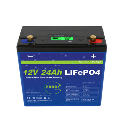 La batterie compacte de phosphate de fer de lithium de 12V 24Ah emballent 32700 6Ah la configuration des cellules 4S4P