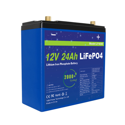 La batterie compacte de phosphate de fer de lithium de 12V 24Ah emballent 32700 6Ah la configuration des cellules 4S4P