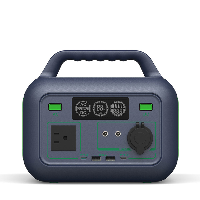 Type extérieur de la centrale solaire au lithium de batterie de camping entrée PD60W 300W de C