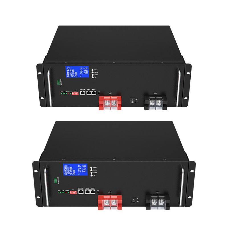 Batterie au lithium 48V 100Ah LiFePO4 de systèmes de stockage d'énergie solaire de 5000+ cycles avec 5 ans de garantie